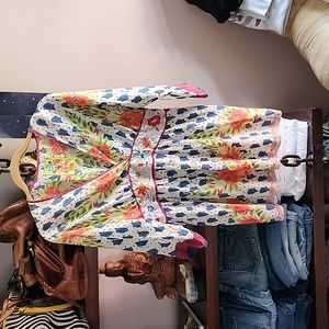 Johnny Was silk blouse